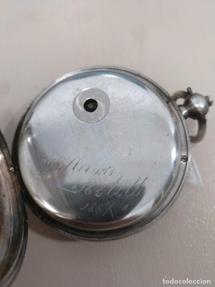 Relojes de bolsillo: RELOJ DE BOLSILLO INGLES, PLATA. - Foto 5