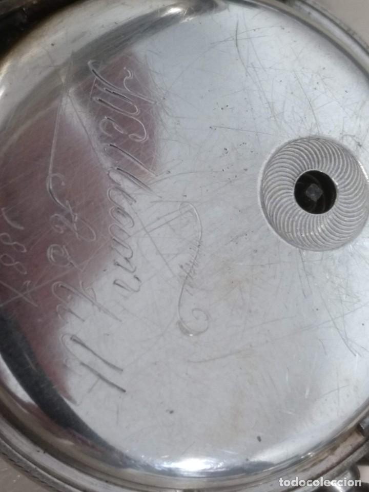 Relojes de bolsillo: RELOJ DE BOLSILLO INGLES, PLATA. - Foto 7