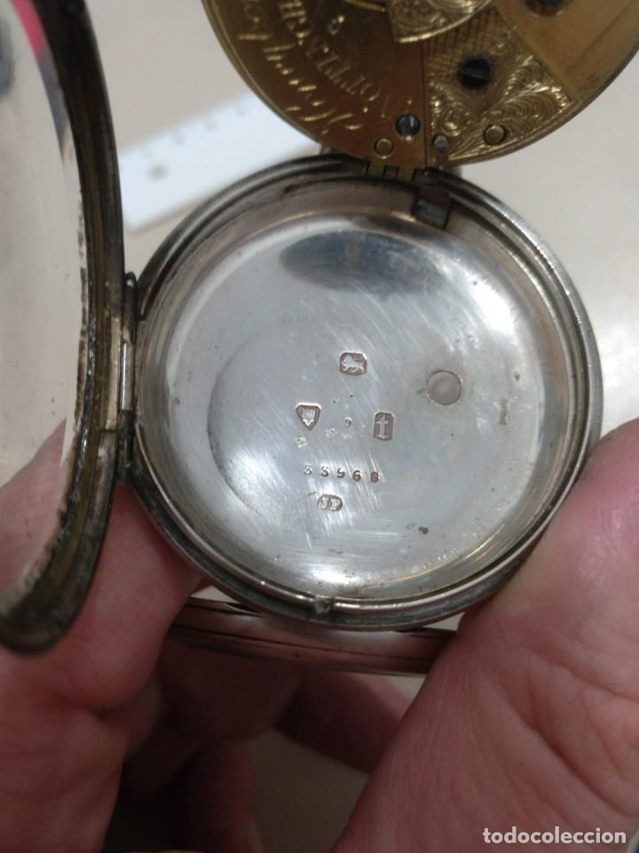 Relojes de bolsillo: RELOJ DE BOLSILLO INGLES, PLATA. - Foto 11
