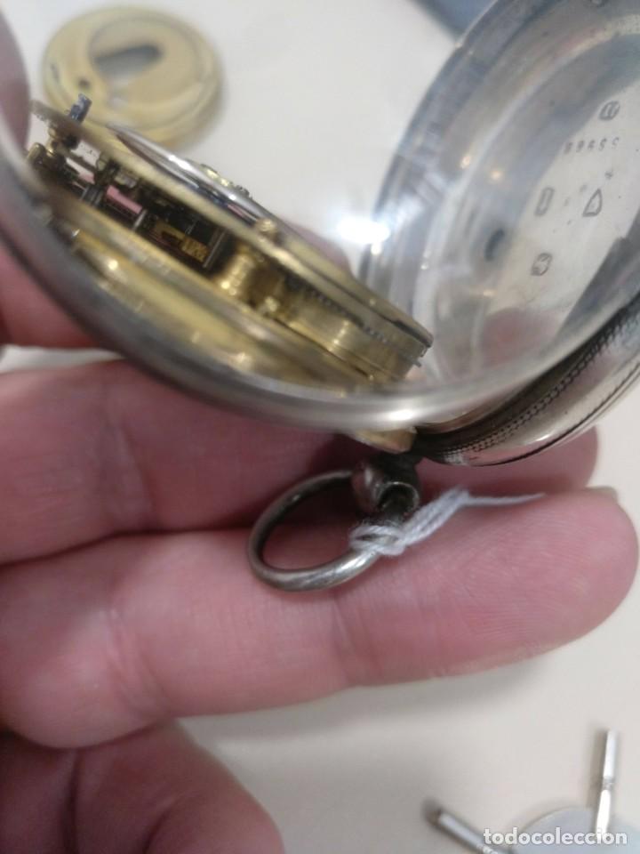Relojes de bolsillo: RELOJ DE BOLSILLO INGLES, PLATA. - Foto 15