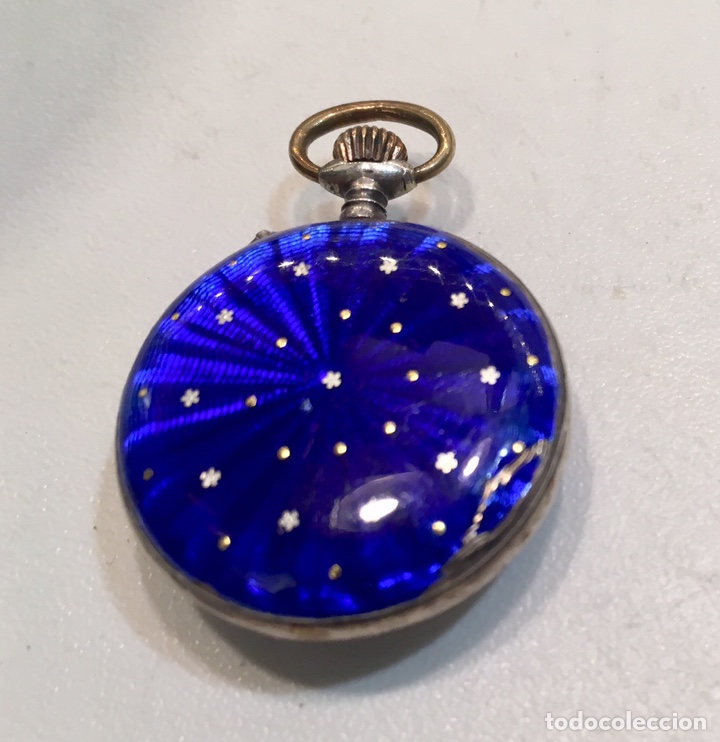 Relojes de bolsillo: Antiguo reloj de cuerda. - Foto 2
