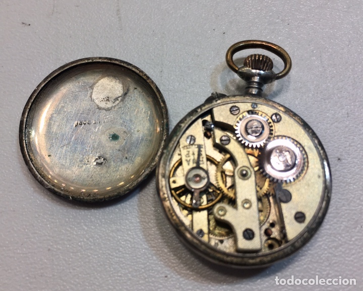 Relojes de bolsillo: Antiguo reloj de cuerda. - Foto 3