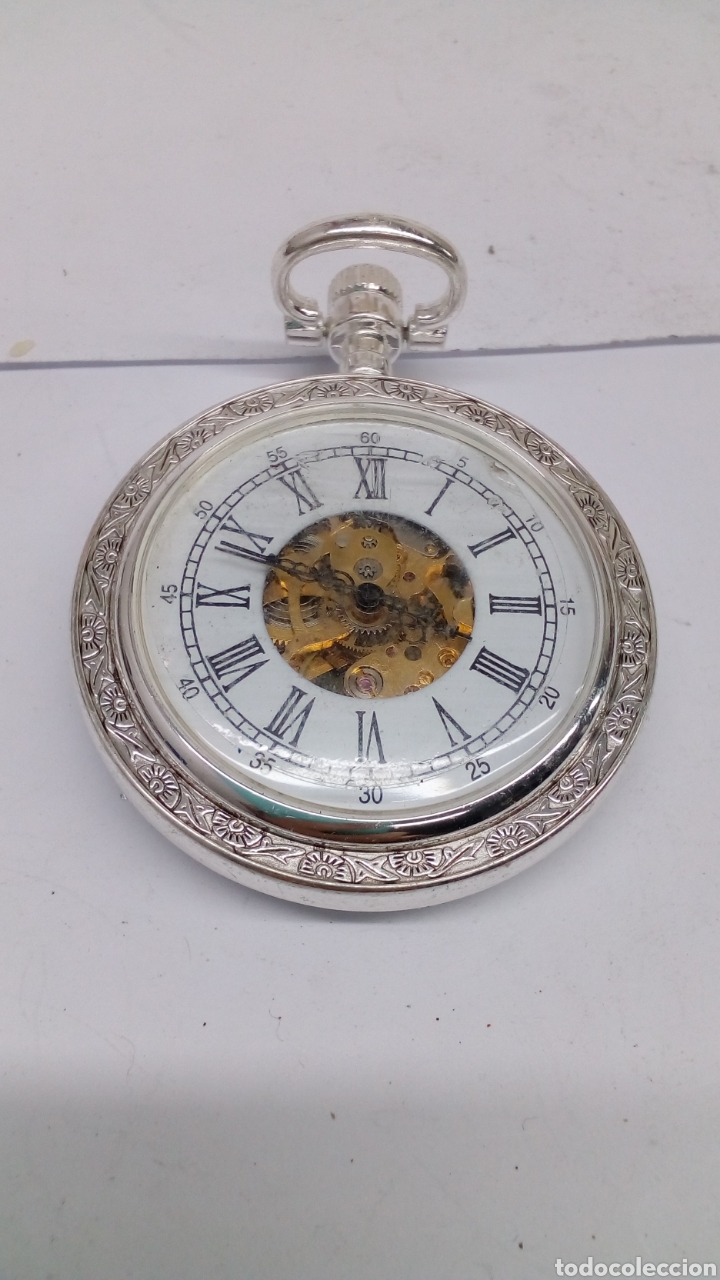 Relojes de bolsillo: Reloj de bolsillo carga manual - Foto 1