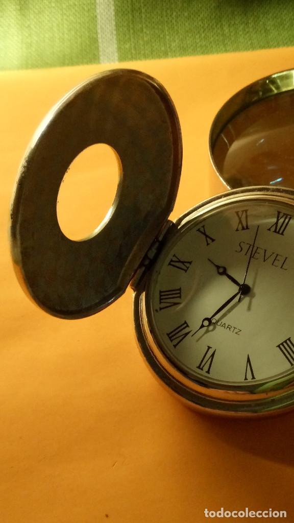 reloj de bolsillo - stevel quartz. funcionando. - Comprar Relojes antiguos  de bolsillo en todocoleccion - 183883917
