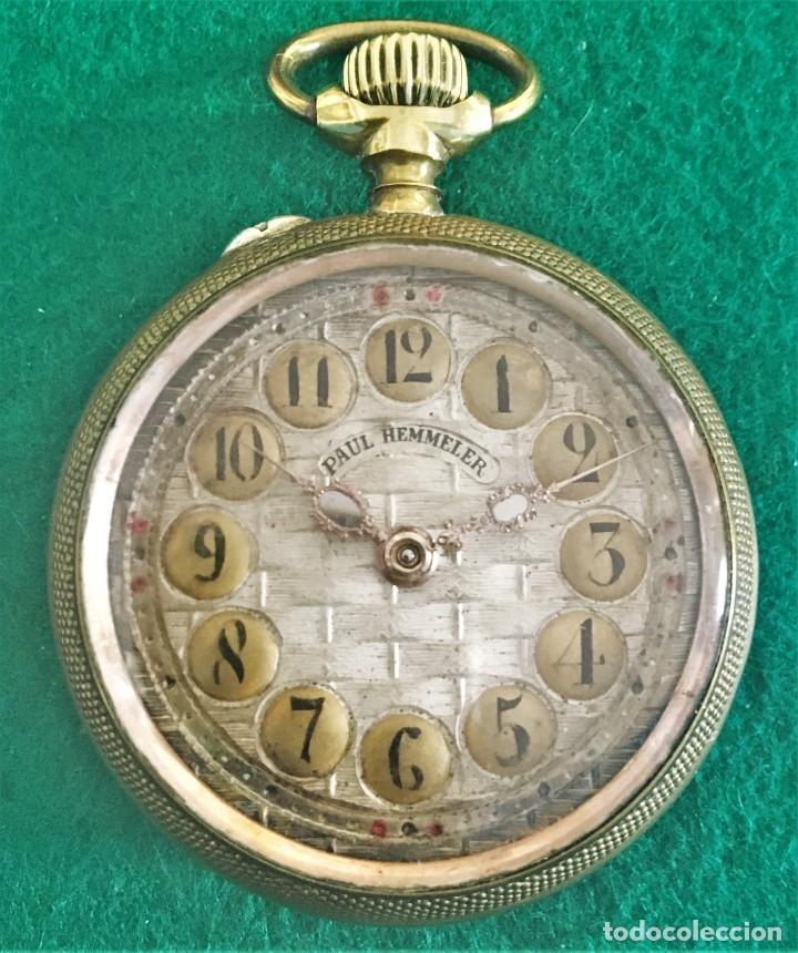 Relojes de bolsillo: Reloj de bolsillo Paul Hemmeler 1900 - Foto 1 - 115850039