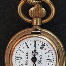 Relojes de bolsillo: RELOJ DE BOLSILLO PEQUEÑO CON CADENA CARGA MANUAL. Lote 190473988