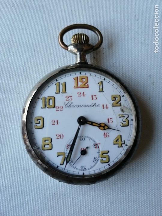 Relojes de bolsillo: RELOJ DE BOLSILLO CHRONOM&Eacute;TRE. - Foto 1