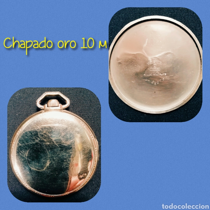 Relojes de bolsillo: Reloj bolsillo Art-deco, FUNCIONANDO - Foto 4