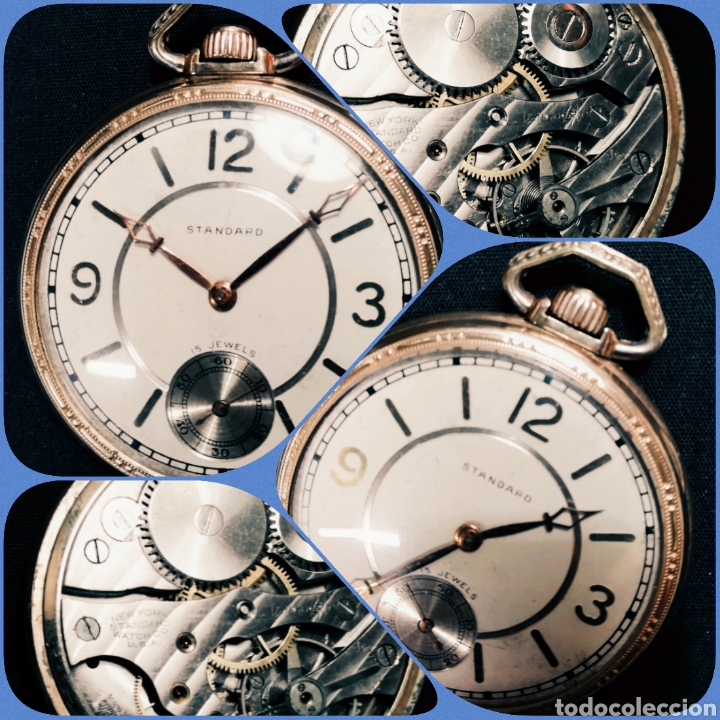 Relojes de bolsillo: Reloj bolsillo Art-deco, FUNCIONANDO - Foto 6