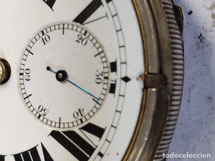 Relojes de bolsillo: RELOJ DE BOLSILLO INGLES, PLATA. - Foto 11