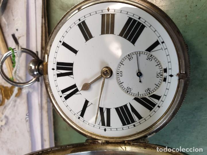 Relojes de bolsillo: RELOJ DE BOLSILLO INGLES, PLATA. - Foto 13