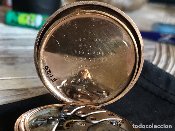 Relojes de bolsillo: Reloj chapado oro - Foto 5