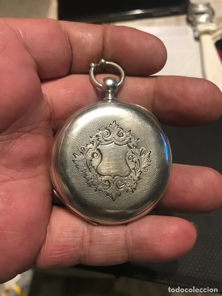 Relojes de bolsillo: Reloj plata maciza - Foto 2