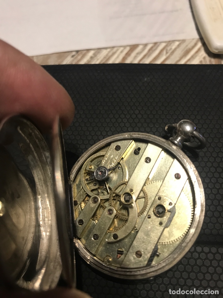 Relojes de bolsillo: Reloj plata maciza - Foto 5