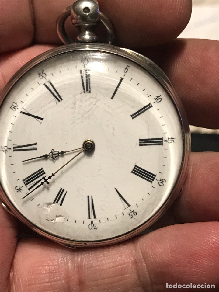 Relojes de bolsillo: Reloj plata maciza - Foto 1