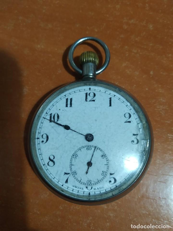 Relojes de bolsillo: antiguo reloj de bolsillo, funcionando - Foto 1