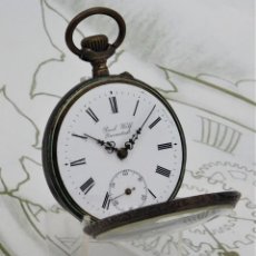 Relojes de bolsillo: PAUL WOLF-RELOJ DE BOLSILLO DE PLATA-CIRCA 1900-FUNCIONANDO