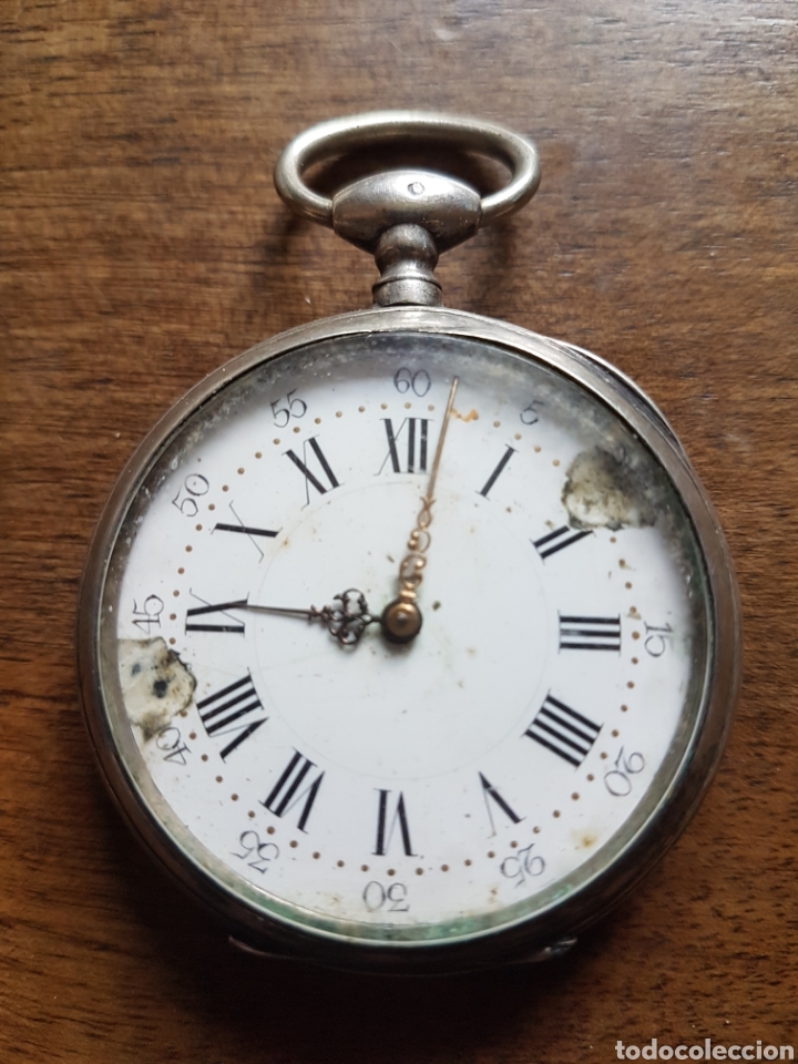 Relojes de bolsillo: Reloj bolsillo plata - Foto 1
