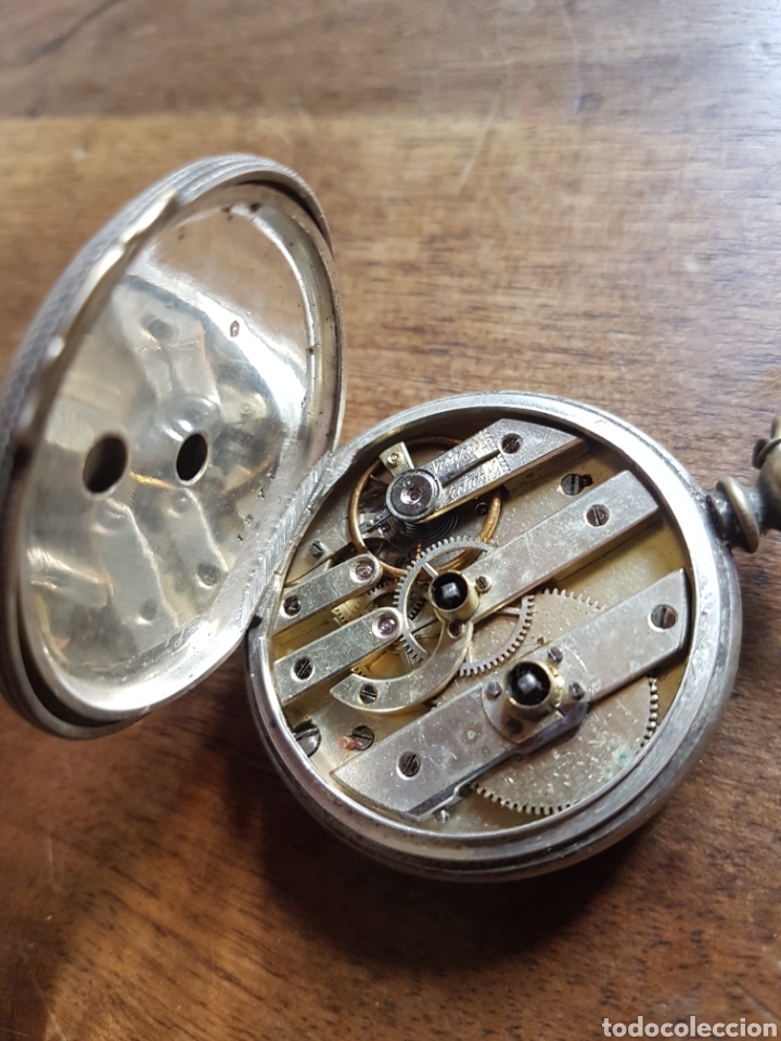Relojes de bolsillo: Reloj bolsillo plata - Foto 4