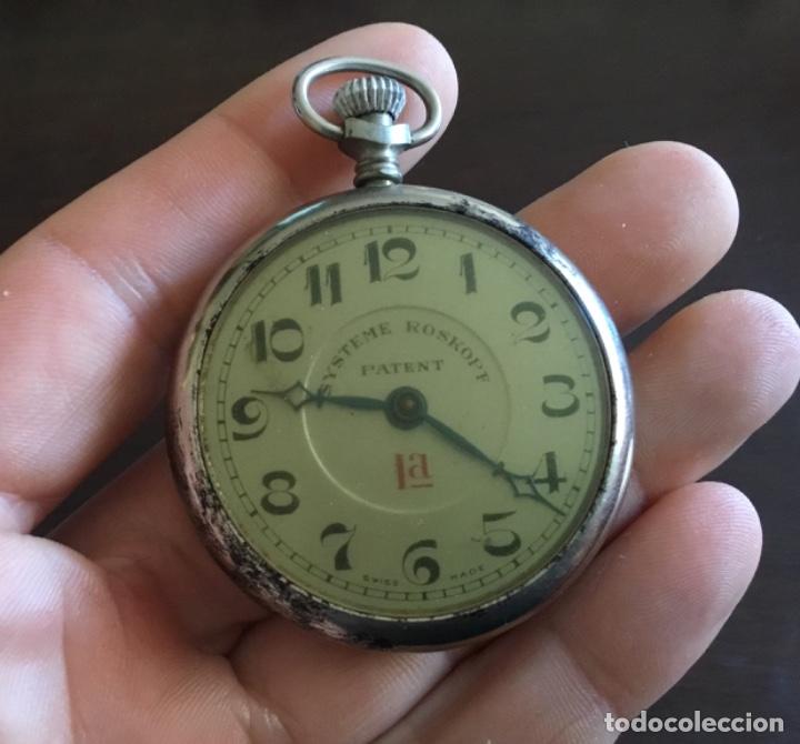 Relojes de bolsillo: Antiguo reloj de bolsillo no funciona - Foto 3