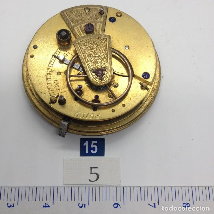 Relojes de bolsillo: MAQUINARIA DE RELOJ DE BOLSILLO - Foto 2
