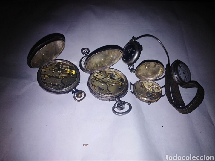 Relojes de bolsillo: 6 relojes de plata para restaurar - Foto 2