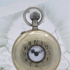 Relojes de bolsillo: TIME IS MONEY-RELOJ DE BOLSILLO CAZADOR-ROSKOPF-CIRCA 1887-1905-FUNCIONANDO. Lote 215096995