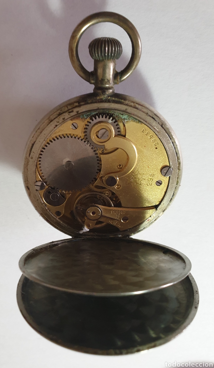 Relojes de bolsillo: Antiguo reloj bolsillo Junghans - Foto 3