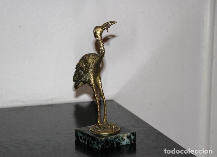 Relojes de bolsillo: ANTIGUO SOPORTE PARA RELOJ DE BOLSILLO DE BRONCE - Foto 11