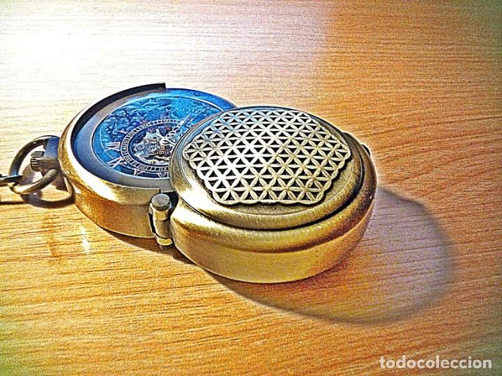 Relojes de bolsillo: RELOJ BOLSILLO COBRE SOLIDO. - Foto 2