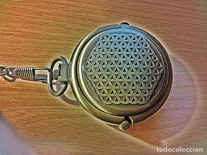 Relojes de bolsillo: RELOJ BOLSILLO COBRE SOLIDO. - Foto 3