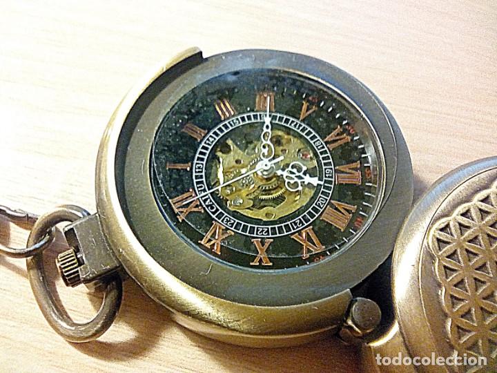Relojes de bolsillo: RELOJ BOLSILLO COBRE SOLIDO. - Foto 1