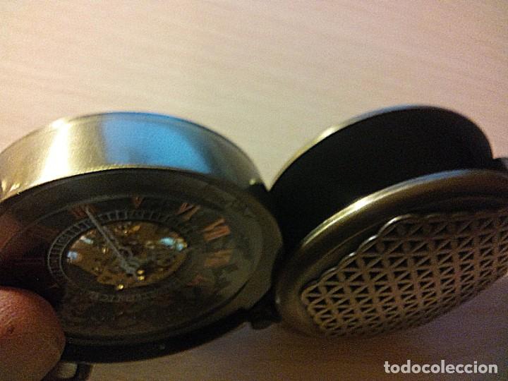 Relojes de bolsillo: RELOJ BOLSILLO COBRE SOLIDO. - Foto 4