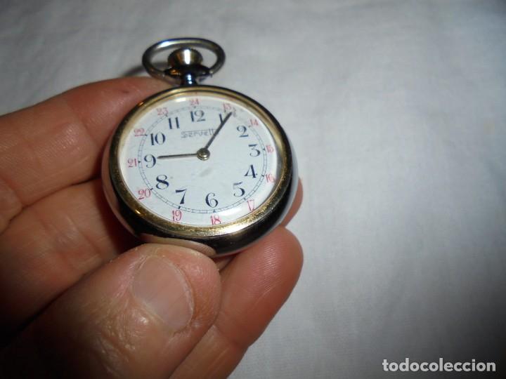 Relojes de bolsillo: RELOJ DE BOLSILLO SERVETTE FUNCIONANDO - Foto 8