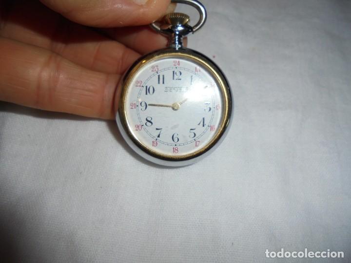 Relojes de bolsillo: RELOJ DE BOLSILLO SERVETTE FUNCIONANDO - Foto 14