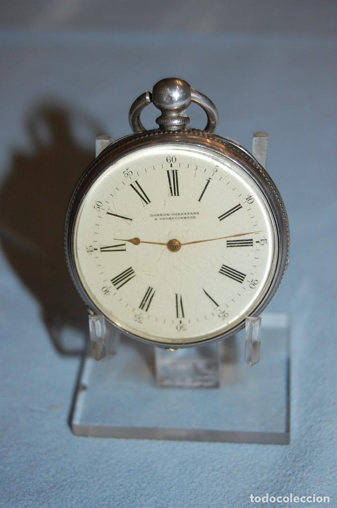 Relojes de bolsillo: RELOJ DE BOLSILLO EN PLATA - Foto 1