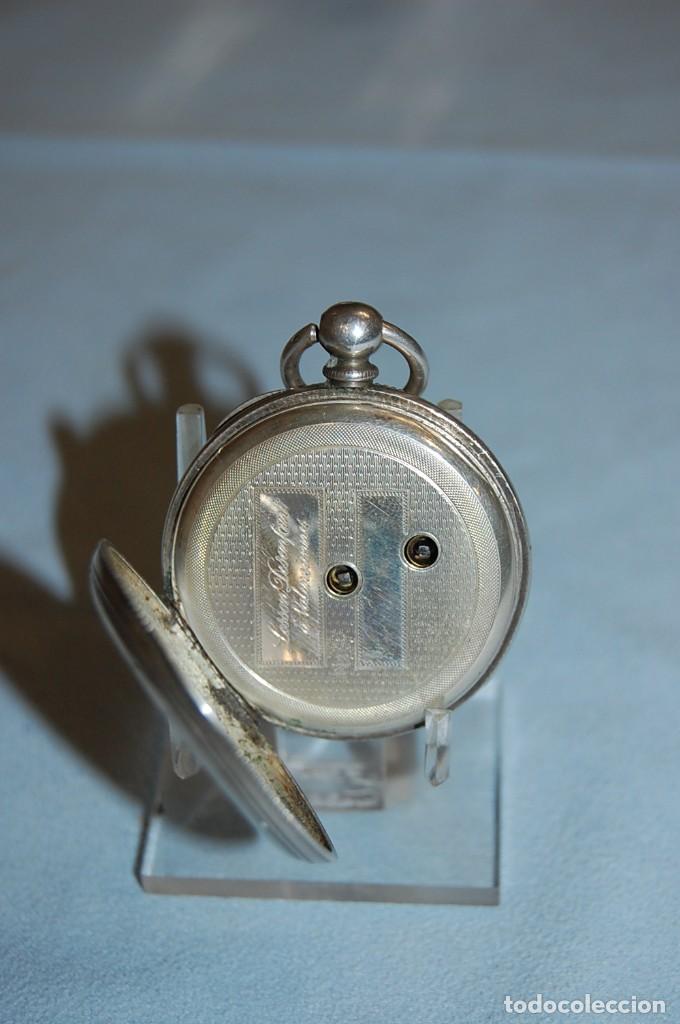 Relojes de bolsillo: RELOJ DE BOLSILLO EN PLATA - Foto 5
