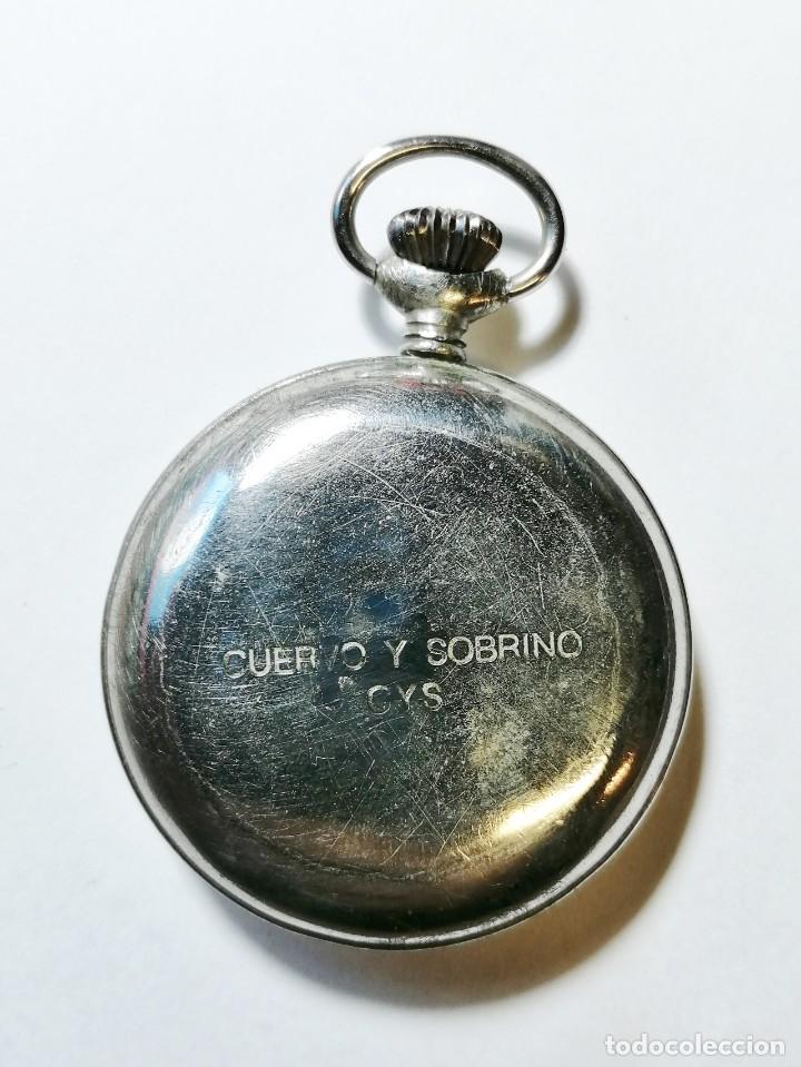reloj de bolsillo cuervo y sobrino. swiss made. - Buy Antique pocket watches at todocoleccion 244969180