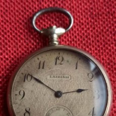 Relojes de bolsillo: RELOJ DE BOLSILLO CARGA MANUAL LARRENDI - NO FUNCIONA - 47 MM