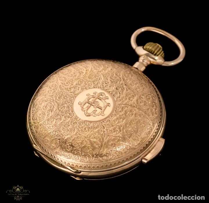 antiguo reloj de bolsillo suizo, de oro co - Compra venta