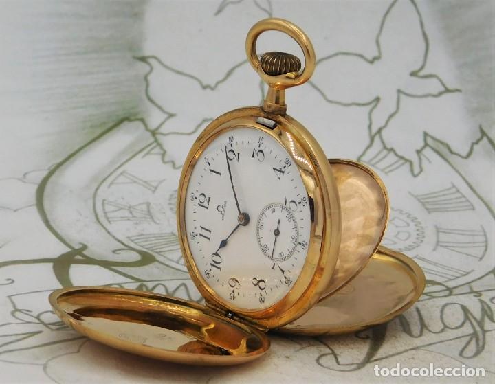 oro 18k-fantástico reloj de bolsillo-s venta en todocoleccion