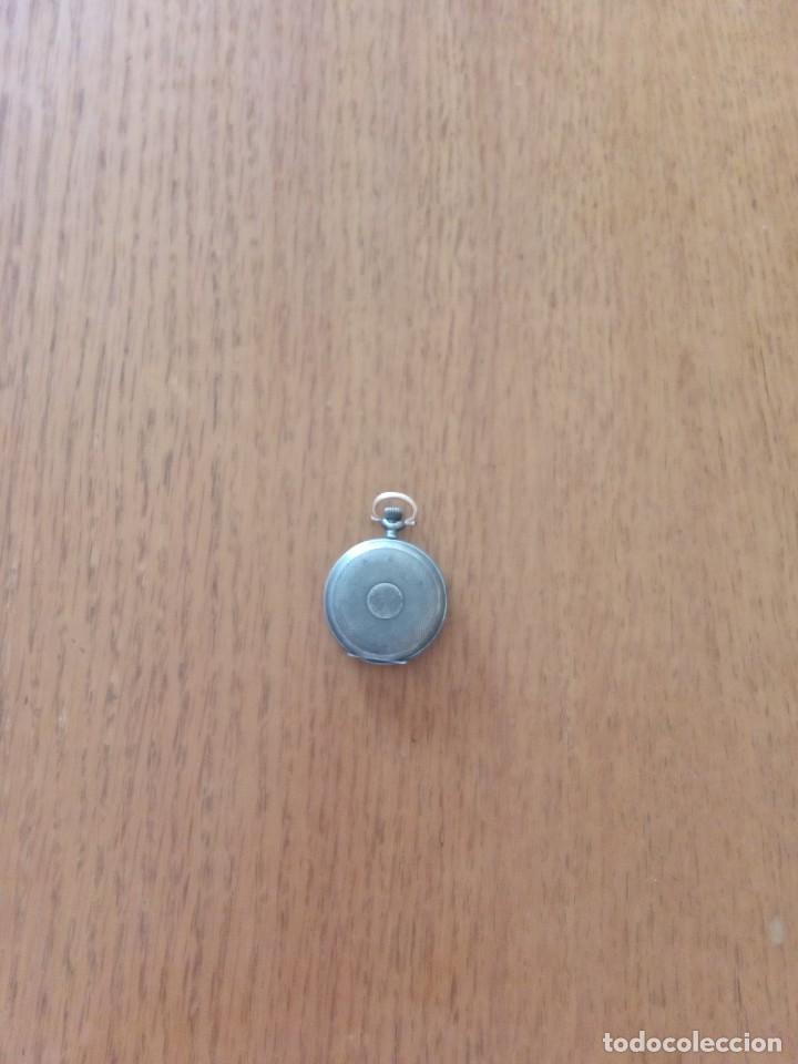 Relojes de bolsillo: Reloj de plata antiguo. - Foto 1