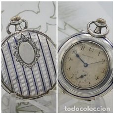 Relojes de bolsillo: PERY WATCH-BONITO RELOJ DE BOLSILLO-DE PLATA-CIRCA 1900-1910-FUNCIONANDO. Lote 264179740