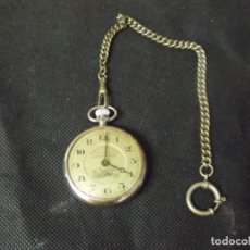 Relojes de bolsillo: ANTIGUO RELOJ BOLSILLO ART-DECO-DEL FERROCARRIL- AÑO 1920-LEONTINA DE EPOCA-LOTE 259-30-FUNCIONA. Lote 267786584
