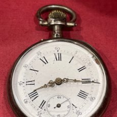 Relojes de bolsillo: ANTIGUO RELOJ DE BOLSILLO DE PLATA. S.XIX