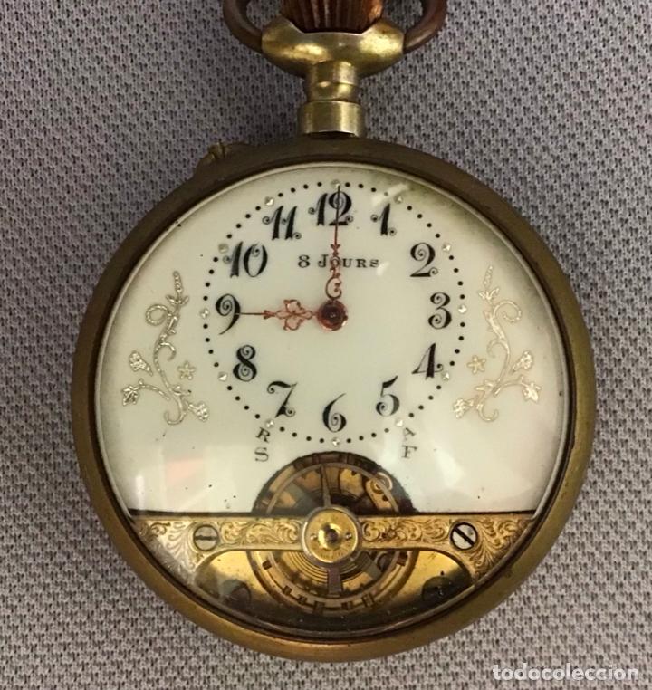 Relojes de bolsillo: RELOJ BOLSILLO 8 JOURS - Foto 2