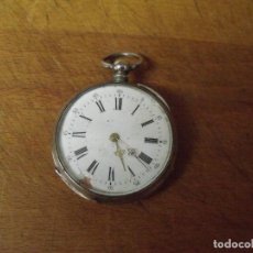 Relojes de bolsillo: ANTIGUO RELOJ BOLSILLO EN PLATA AÑO 1880 -- LOTE 259-35. Lote 286373453