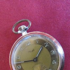 Relojes de bolsillo: RELOJ ANTIGUO DE BOLSILLO CUERDA MANUAL MECÁNICO FABRICACIÓN ALEMANA MARCA KIENZLE AÑOS 1940 A 1950. Lote 291598673