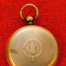Relojes de bolsillo: RELOJ DE BOLSILLO DE CARGA MANUAL DE DOBLE TAPA - PLATA DE 925 MM - MADE IN SWISS - NO FUNCIONA