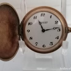 Relojes de bolsillo: RELOJ MARCA THERMIDOR, DIAMETRO 35 MM, FUNCIONA, TAPAS LABRADAS